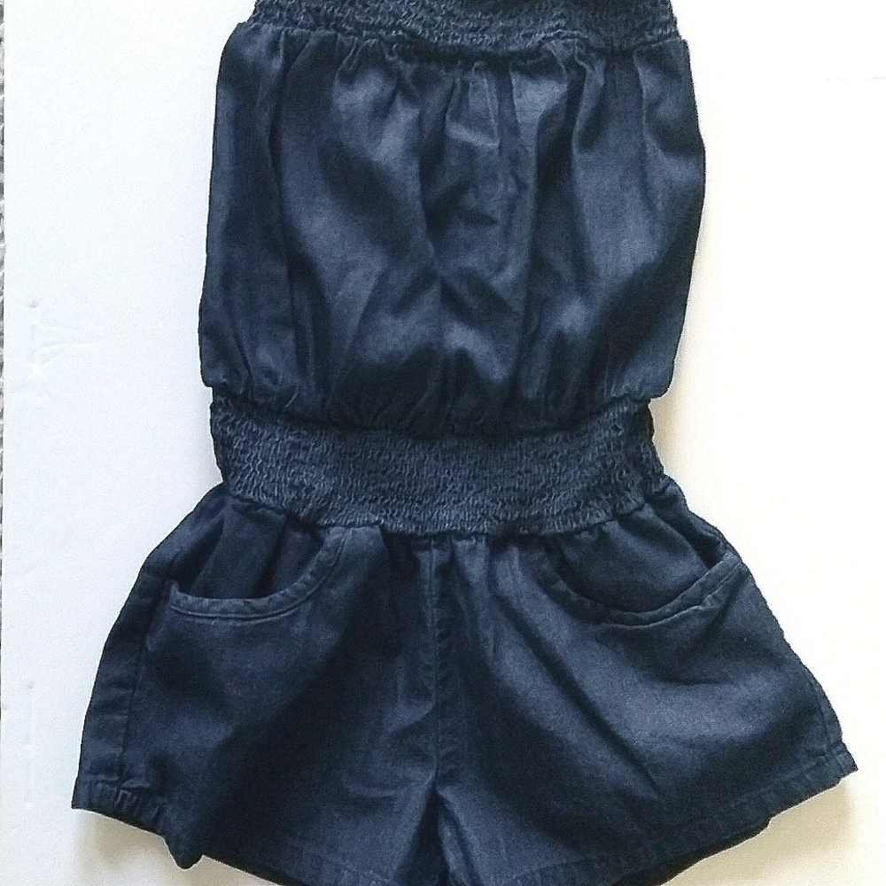 Denim jumper/romper